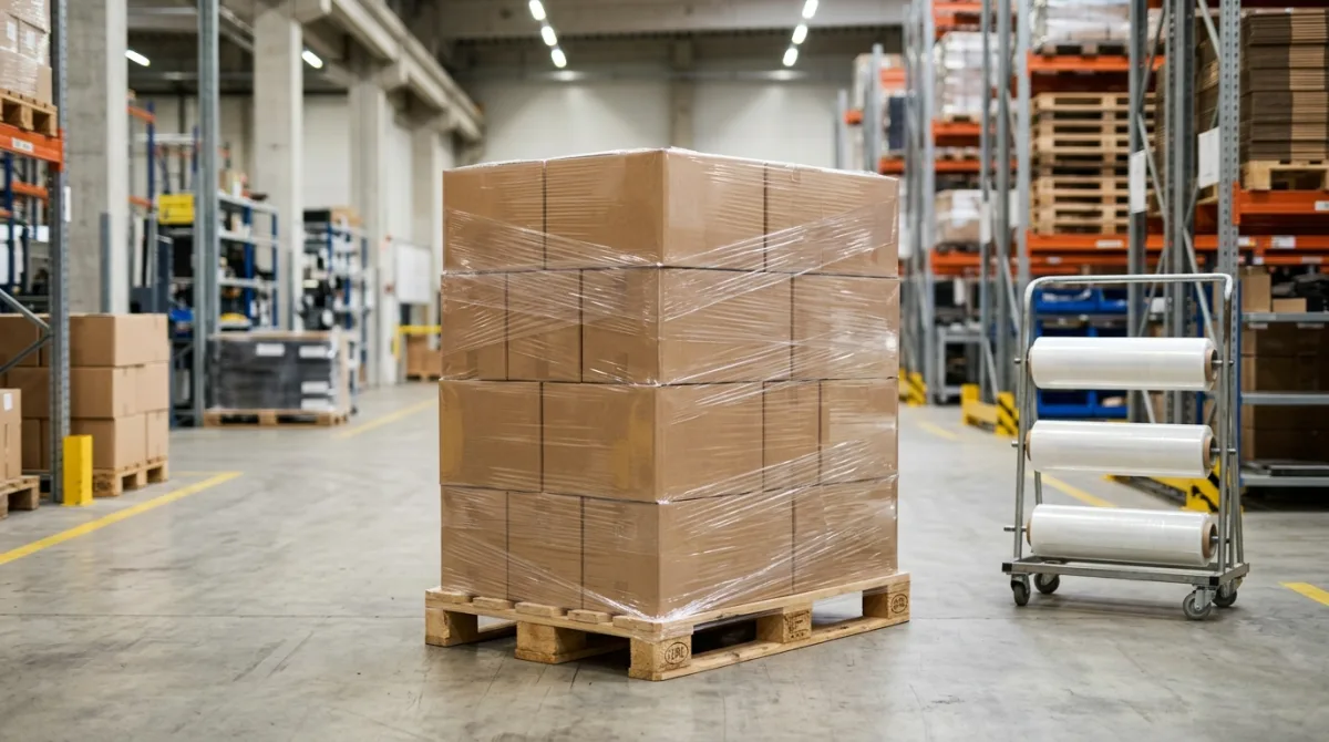 Paletten sichern & schützen – Stretchfolien, Palettencontainer and Paletten für jeden Transport