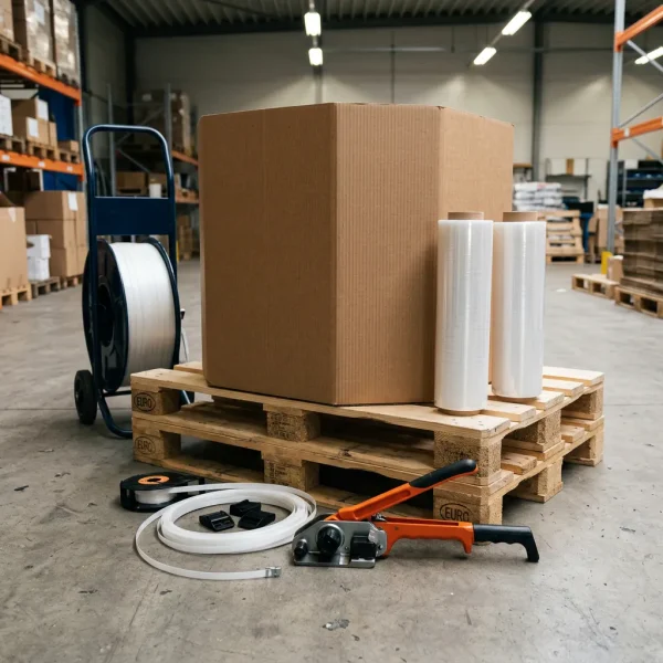 Paletten sichern & schützen – Stretchfolien, Palettencontainer and Paletten für jeden Transport